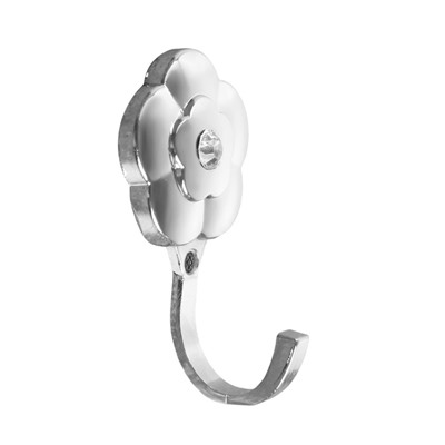 Держатель для штор однорожковый CAPPIO KC117, цвет хром, 2 шт.