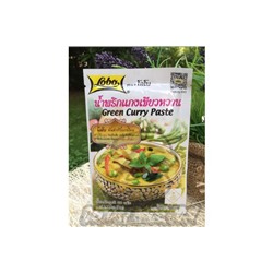 Зеленая паста карри от Lobo, Green Curry Paste, 50 гр