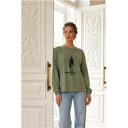 Лонгслив свобоного кроя