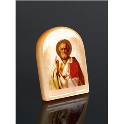 Икона настольная «Николай Угодник», 6×5 см, селенит