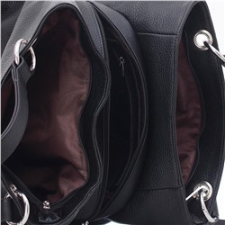 Женская кожаная сумка Richet 2187LN 376 Черный