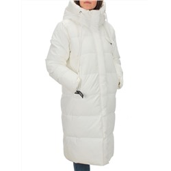 2208 WHITE Пальто зимнее женское Flance Rose (200 гр. холлофайбер)
