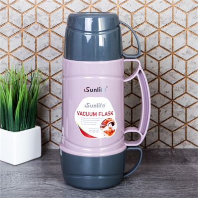 Термос 0,6 л со стеклянной колбой / 73060 /уп 24/