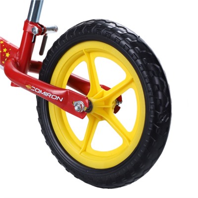Беговел 12" COMIRON Flight Pro / CB1205 / уп 6 / Цвет: красный-желтый/ КРАТНО УПАКОВКЕ 6 ШТ.