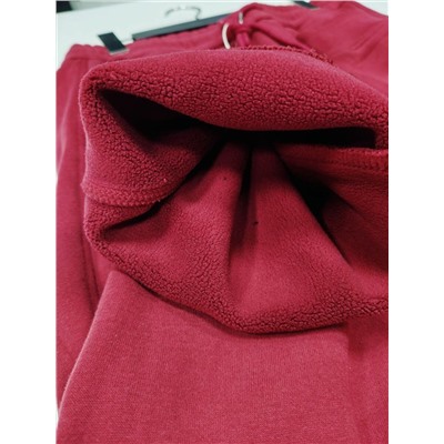 Толстовка футер 3х нитка внутри флис 888 красный