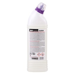 Средство для ванн и туалета "Sanfor Chlorum", отбеливающее, 750 г
