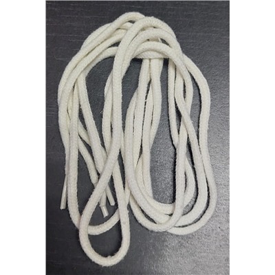 Шнурки Braus 3223 молочн кругл 90см