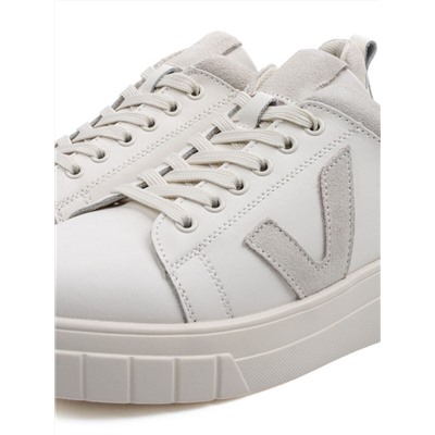 03-YС354-3 LT. BEIGE Полуботинки спортивные женские (натуральная кожа, натуральная замша)