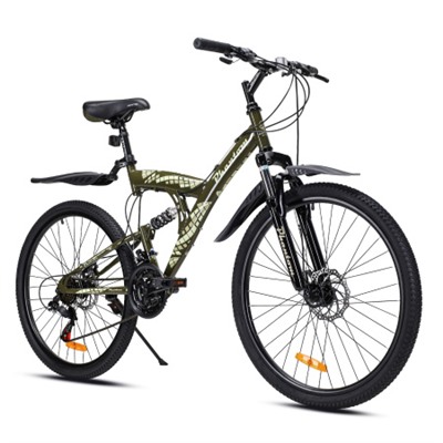 Велосипед 26" рама 18" 21sp KRYPTON PHANTOM зелёный хаки