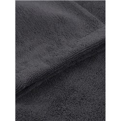 Халат махровый с капюшоном женский SL HOME: Basic «Гри Сандре», хлопок 100%, тёмно-серый