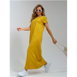 968 Платье горчица ИвК