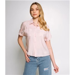 Рубашка #КТ807 (5), пудровый