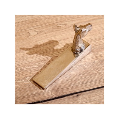 Стоппер дверной «Конь», 15×3.5×9 см, алюминий
