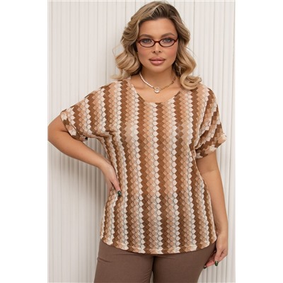 Блузка трикотажная с принтом Селеста №19