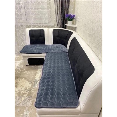 Дивандеки на кухонный уголок 3008-20 темно серый