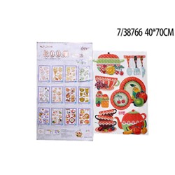 Наклейка интерьерная 40х70 см Кухня / 38766 /уп 400/ АКЦИЯ