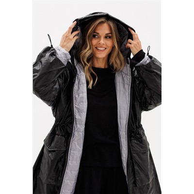 Пальто EOLA 2775 черный/серый