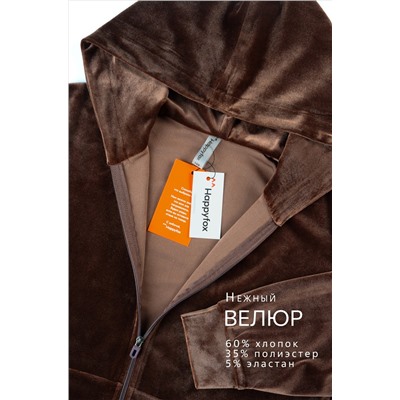 Велюровый костюм для девочки Happyfox