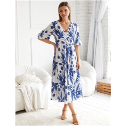 Платье из вискозы с лиоцеллом