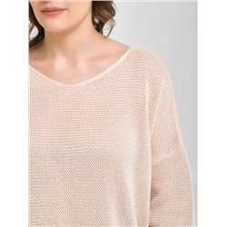 Джемпер вязаный цвета экрю