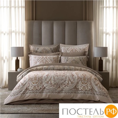 TOGAS АЛЬКАН коричн КПБ 145х200-2/240х270/50х70-2, 5 пр, роял сатин