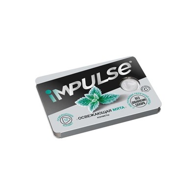 «Impulse», конфеты «Освежающая мята», 12 г (упаковка 15 шт)