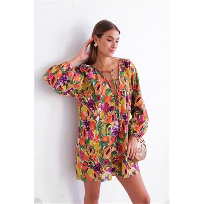 11596 Платье Tropical из хлопка