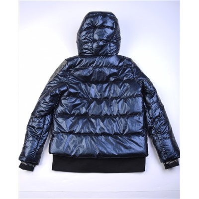 20117 Куртка на синтепоне Синий/140