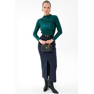 Лонгслив Нора (изумрудный)