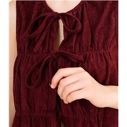 Топ #КТ73601, бордовый