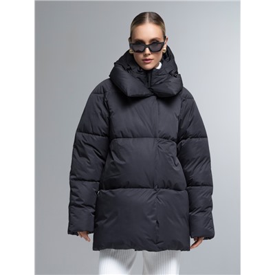 Пуховик женский черный