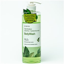 GLAMFOX Гель для душа ЗЕЛЕНЫЙ ЧАЙ для чувствительной кожи Deep Moisture Green Tea 750 мл