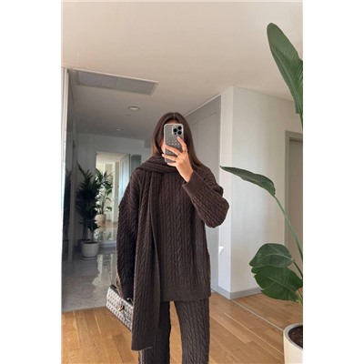 костюм + шарф