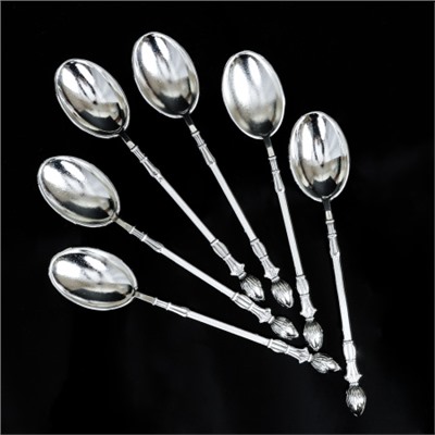 Ложки в наборе 7 предметов / 228-10 -Silver /уп 100/