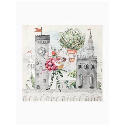Набор салфеток «Этель» Circus show, 40×40 см - 4 шт., 100% хлопок, 190 г/м²