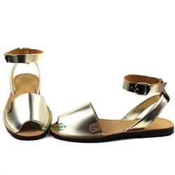 AB. Zapatos 3204 platino+PELLE-007-17 oro
