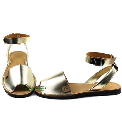 AB. Zapatos 3204 platino+PELLE-007-17 oro