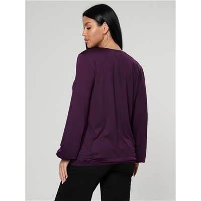 Мирея - блуза баклажан