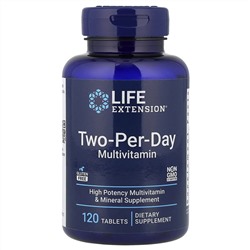 Life Extension, мультивитамины для приема дважды в день, версия 2, 120 таблеток