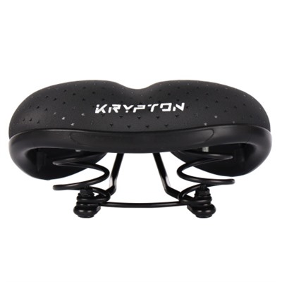 Седло велосипедное комфортное KRYPTON KRPT-153-N619, размер: 255x210 /уп 20/