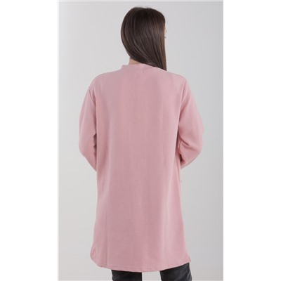 Кофта женская на молнии удлинённая 252997, размер M, L, XL