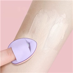 Мини-спонжи для макияжа на палец 2 штуки. Размер 4*3 см.