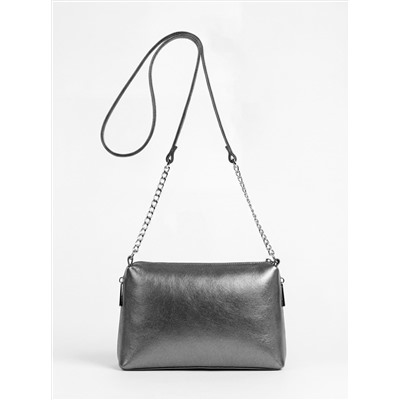 Женская кожаная сумка Richet 3199LNU 868 Серебряный