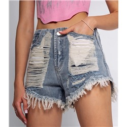 Джинсовые шорты #КТ7289, голубой