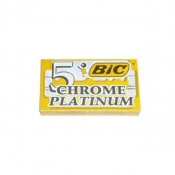 Классические Лезвия "BIC" Platinum (1 лист * 20 пачек * 5 лезвий)
