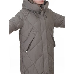 A620 OLIVE Пальто зимнее женское (200 гр. био-пух)