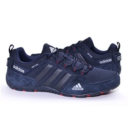 Sport + ADD DA556-3 Кроссовки син текстиль+замша
