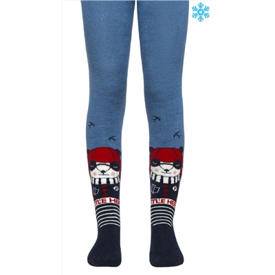 Колготки плюш Conte-kids 7с-38 рис 520 джинс