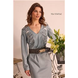 NiV NiV fashion 934 серо-голубой, Платье