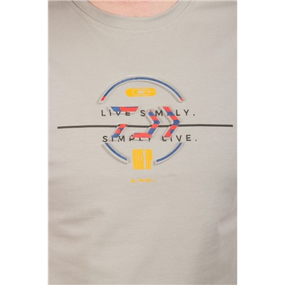 Футболка 6070 серый HEDRICY